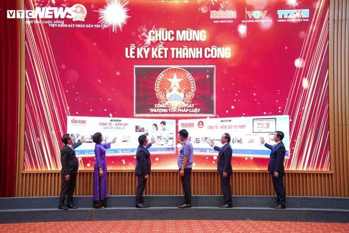 TinVina, TTXVN, Báo Nhân dân ký kết hợp tác truyền thông với Viện KSND Tối cao TinVina, TTXVN, Báo Nhân dân ký kết hợp tác truyền thông với Viện KSND Tối cao