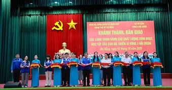 Vùng 3 Hải quân khánh thành, bàn giao công trình nâng cao chất lượng sinh hoạt, học tập cho cán bộ, chiến sĩ