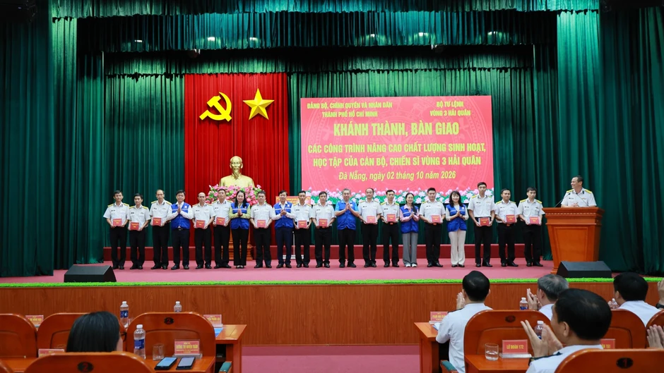 Vùng 3 Hải quân khánh thành, bàn giao công trình nâng cao chất lượng sinh hoạt, học tập cho cán bộ, chiến sĩ Vùng 3 Hải quân khánh thành, bàn giao công trình nâng cao chất lượng sinh hoạt, học tập cho cán bộ, chiến sĩ