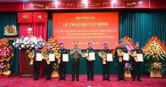 Xây dựng hình ảnh tự hào về người chiến sĩ Công an tham gia hoạt động gìn giữ hòa bình