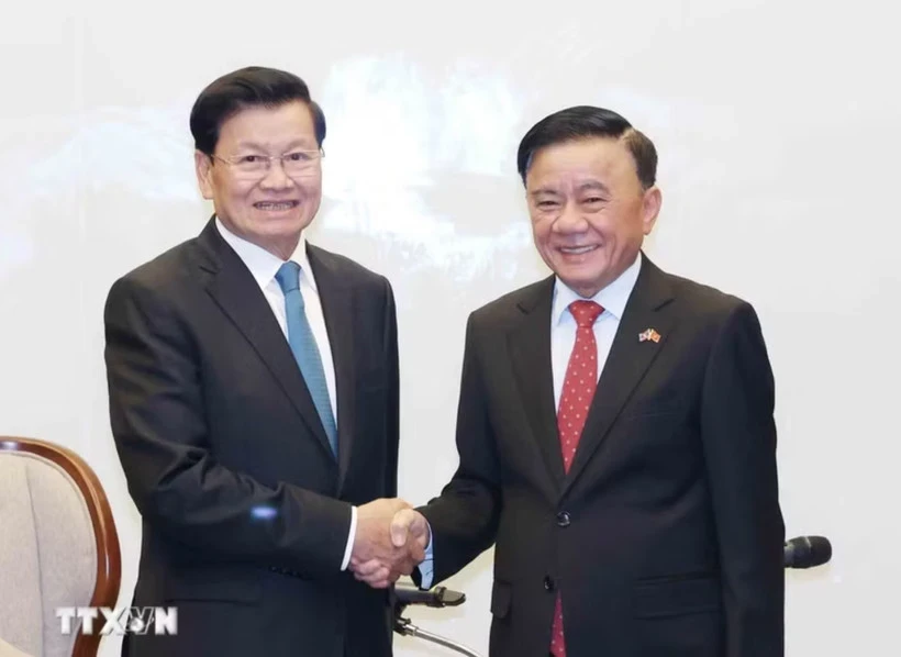Ý nghĩa đặc biệt chuyến thăm Lào đầu tiên của Thường trực Ban Bí thư Trần Cẩm Tú Ý nghĩa đặc biệt chuyến thăm Lào đầu tiên của Thường trực Ban Bí thư Trần Cẩm Tú