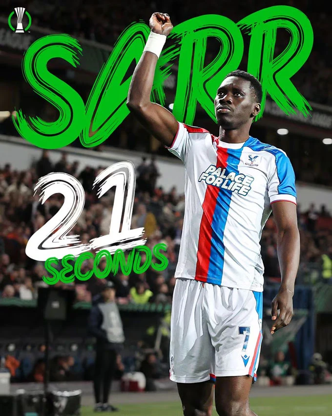 Ismaila Sarr đi vào lịch sử Conference League nhờ bàn thắng 'điện xẹt' Ismaila Sarr đi vào lịch sử Conference League nhờ bàn thắng 'điện xẹt'