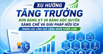 [Infographic] Đơn đăng ký và bằng độc quyền sáng chế và giải pháp hữu ích trong các lĩnh vực công nghệ chiến lược