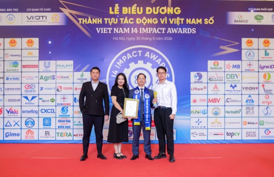 1Business của Cads đạt 'Nền tảng số xuất sắc' tại Vietnam I4 Impact Awards