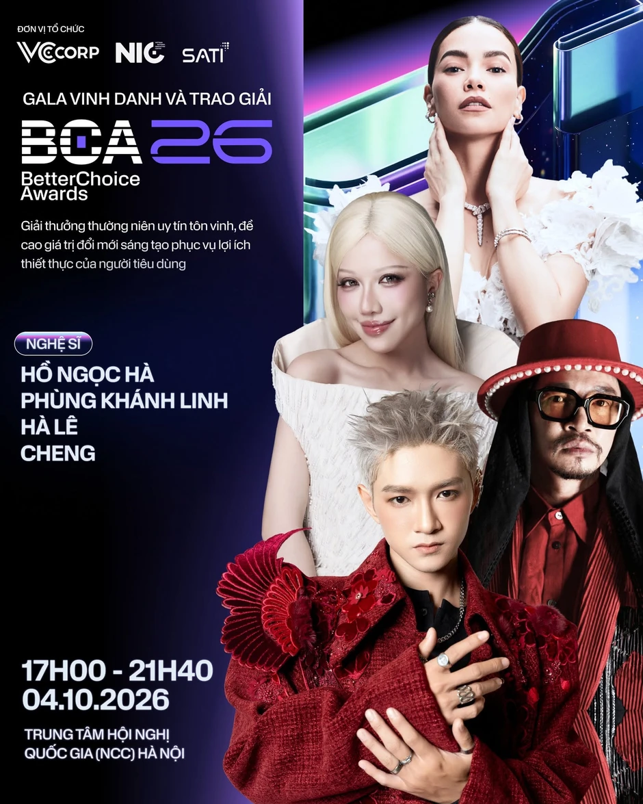 3 mùa Better Choice Awards bùng nổ, chờ đón chương mới tại Gala 2026 3 mùa Better Choice Awards bùng nổ, chờ đón chương mới tại Gala 2026