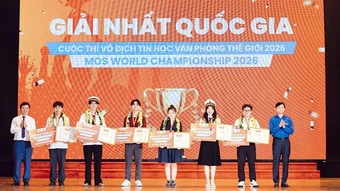 6 bạn trẻ đại diện Việt Nam dự chung kết tin học văn phòng thế giới tại Hoa Kỳ