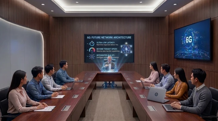 6G có thể biến những cuộc họp online thành gặp mặt 'thật' 6G có thể biến những cuộc họp online thành gặp mặt 'thật'
