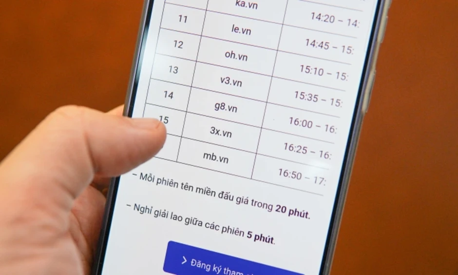Ba tên miền hai ký tự được đấu giá gần hai tỷ đồng Ba tên miền hai ký tự được đấu giá gần hai tỷ đồng