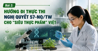 Bài 2: Hướng đi thực thi nghị quyết 57-NQ/TW cho “siêu thực phẩm” Việt