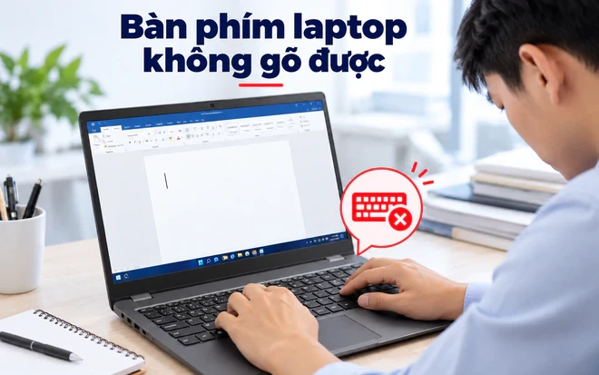 Bàn phím laptop không gõ được: Khi nào là lỗi phần mềm, khi nào cần sửa? Bàn phím laptop không gõ được: Khi nào là lỗi phần mềm, khi nào cần sửa?