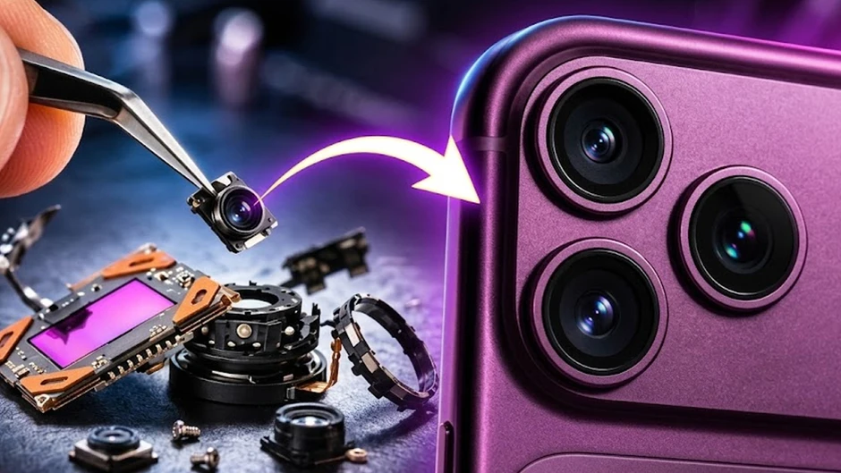 Bóc tách cụm camera đặc biệt của iPhone 18 Pro Max