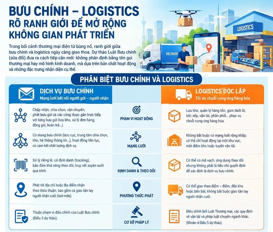 Bưu chính là hạ tầng thiết yếu của quốc gia và nền kinh tế số Bưu chính là hạ tầng thiết yếu của quốc gia và nền kinh tế số