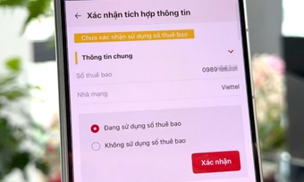 Cách tự xác nhận SIM chính chủ trên VNeID