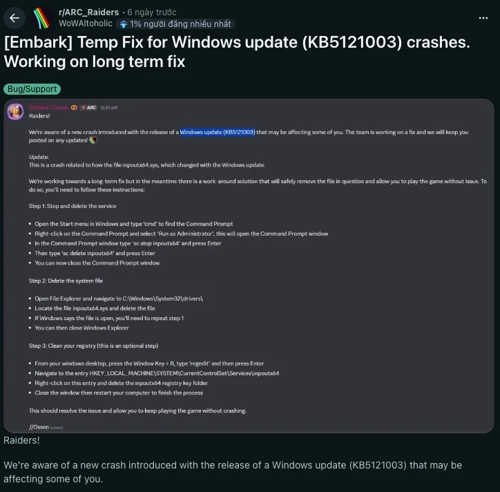 Cập nhật Windows 11 để máy an toàn, người dùng dính “combo” văng game, màn hình đen và lỗi PIN Cập nhật Windows 11 để máy an toàn, người dùng dính “combo” văng game, màn hình đen và lỗi PIN
