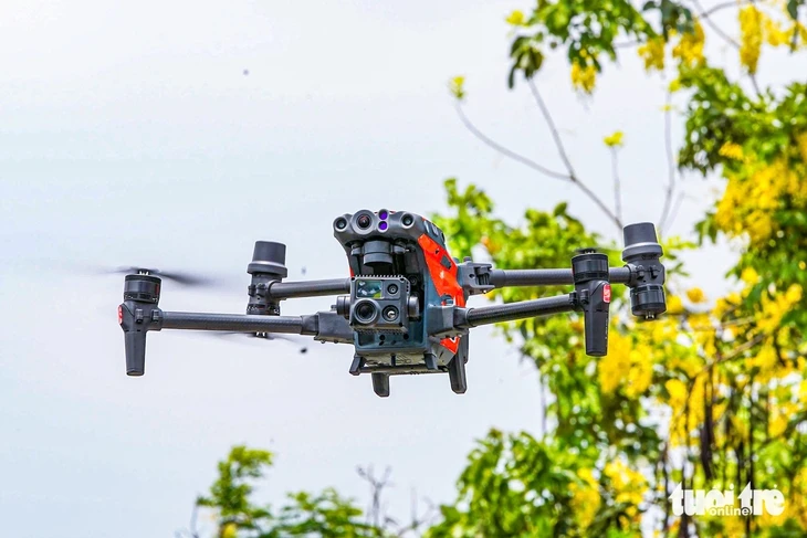 Công an Hà Nội thử nghiệm UAV giám sát an ninh trật tự từ trên không