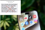 Công an phát thông báo đến người dân nhận được tin nhắn SMS có nội dung này: Lập tức lưu giữ số điện thoại, STK nhận tiền để trình báo