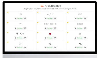 Công cụ gợi ý ký tự dựa trên cảm xúc