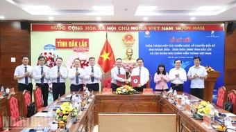 Đắk Lắk ký kết thỏa thuận hợp tác chiến lược về chuyển đổi số với Tập đoàn Bưu chính Viễn thông Việt Nam