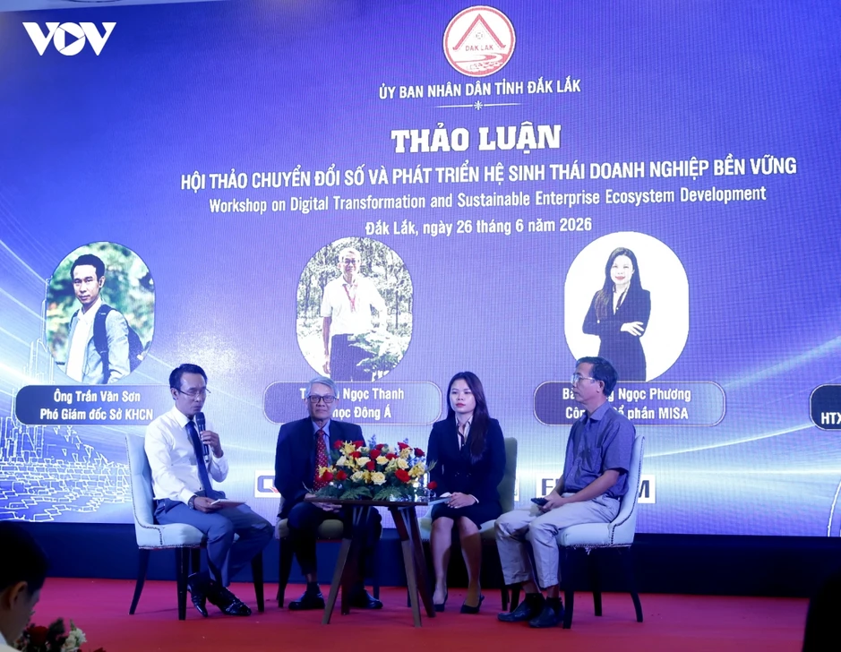 Đắk Lắk thúc đẩy chuyển đổi số, xây dựng hệ sinh thái doanh nghiệp bền vững Đắk Lắk thúc đẩy chuyển đổi số, xây dựng hệ sinh thái doanh nghiệp bền vững