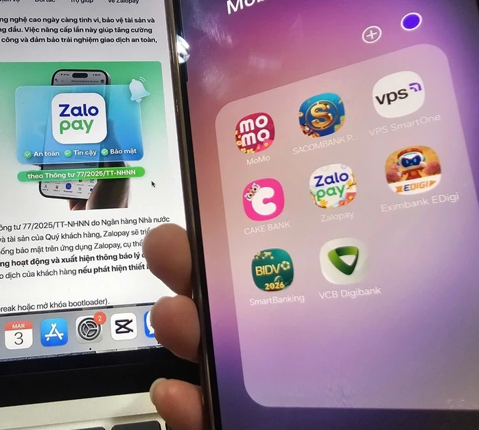 Điện thoại "bẻ khoá" muốn tiếp tục sử dụng app ngân hàng, phải làm sao? Điện thoại "bẻ khoá" muốn tiếp tục sử dụng app ngân hàng, phải làm sao?