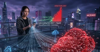 Dự báo Internet 2027: AI chiếm đa số, con người dần rút lui
