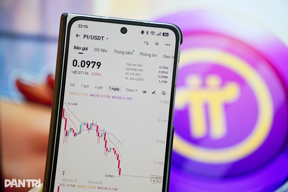 Giá Pi Network giảm xuống mức thấp kỷ lục Giá Pi Network giảm xuống mức thấp kỷ lục
