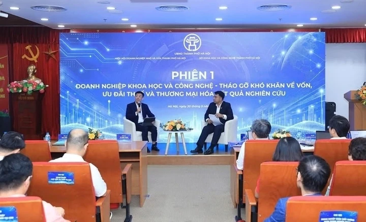 Hà Nội đối thoại để tháo gỡ điểm nghẽn cho doanh nghiệp công nghệ Hà Nội đối thoại để tháo gỡ điểm nghẽn cho doanh nghiệp công nghệ