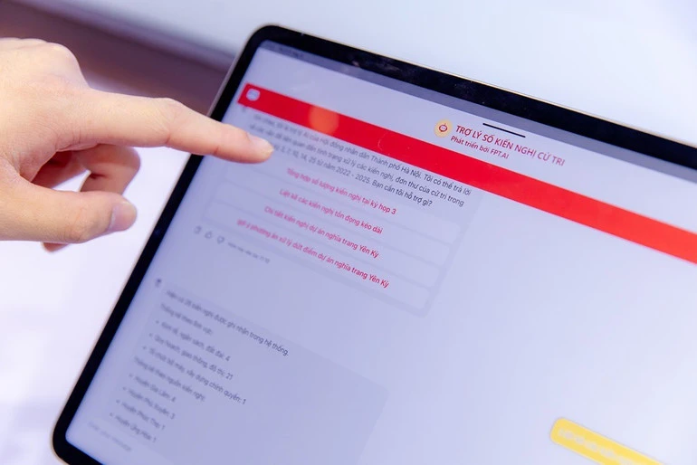 HĐND TP Hà Nội sử dụng trợ lý trí tuệ nhân tạo phân tích kiến nghị cử tri HĐND TP Hà Nội sử dụng trợ lý trí tuệ nhân tạo phân tích kiến nghị cử tri