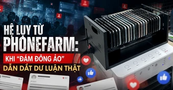 Hệ lụy từ phonefarm: Khi “đám đông ảo” dẫn dắt dư luận thật
