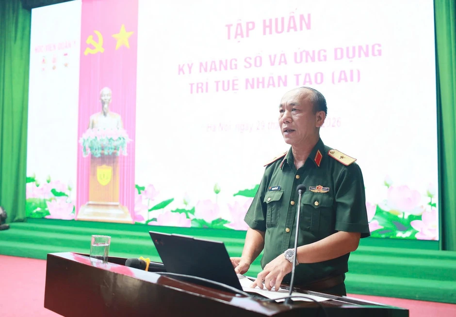 Học viện Quân y nâng cao kỹ năng sử dụng AI cho cán bộ, nhân viên và học viên Học viện Quân y nâng cao kỹ năng sử dụng AI cho cán bộ, nhân viên và học viên