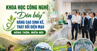 Khoa học công nghệ: “Đòn bẩy” nâng cao sinh kế, thay đổi diện mạo nông thôn, miền núi