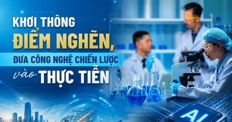Khơi thông điểm nghẽn, đưa công nghệ chiến lược vào thực tiễn