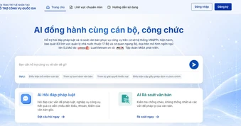 Khuyến nghị sử dụng hai nền tảng AI hỗ trợ rà soát văn bản pháp luật