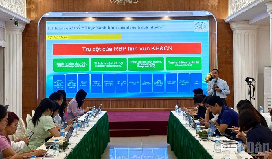Lan tỏa nhận thức về thực hành kinh doanh có trách nhiệm trong lĩnh vực khoa học và công nghệ Lan tỏa nhận thức về thực hành kinh doanh có trách nhiệm trong lĩnh vực khoa học và công nghệ