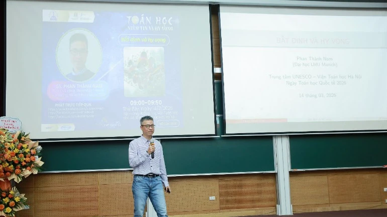 Lan tỏa thông điệp “Toán học - Niềm tin và hy vọng” Lan tỏa thông điệp “Toán học - Niềm tin và hy vọng”