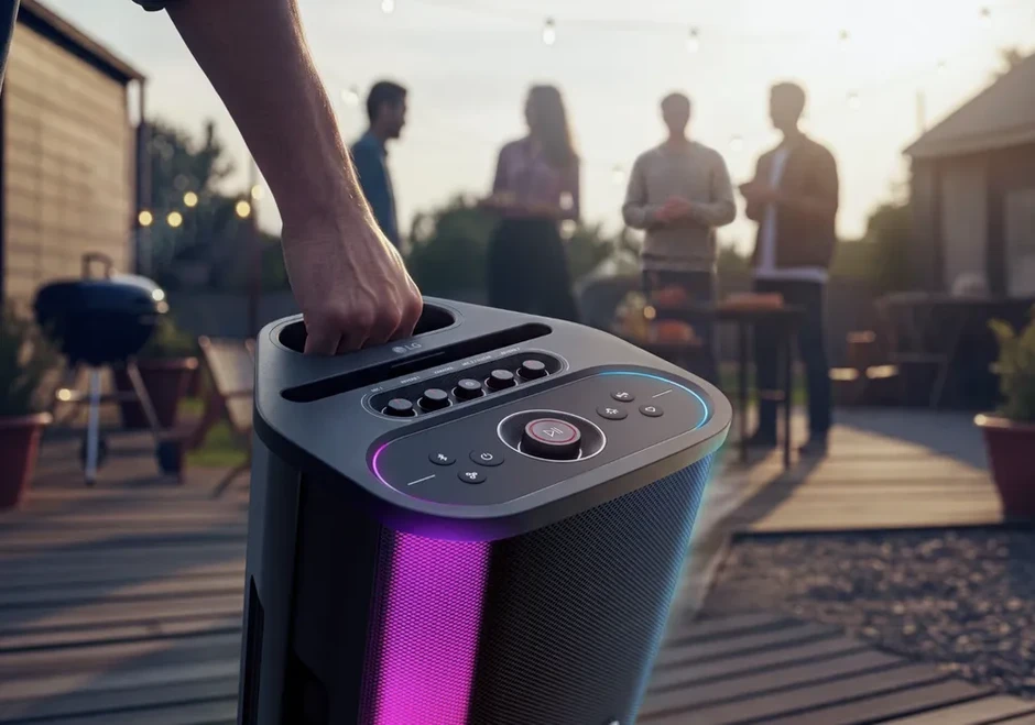 Loa di động LG xboom Stage 501 tích hợp tính năng AI Karaoke Master Loa di động LG xboom Stage 501 tích hợp tính năng AI Karaoke Master