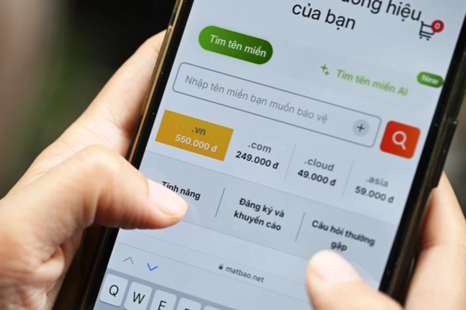 Một tên miền Việt Nam được bán giá 217 triệu đồng Một tên miền Việt Nam được bán giá 217 triệu đồng