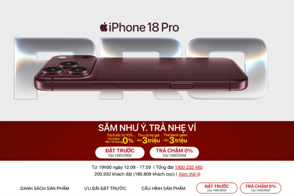 Nặng hơn, đắt hơn, vẫn cháy hàng: MXH nói gì về iPhone 18 Pro Max sau 1 tuần? Nặng hơn, đắt hơn, vẫn cháy hàng: MXH nói gì về iPhone 18 Pro Max sau 1 tuần?