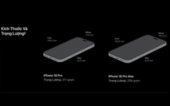Nặng hơn, đắt hơn, vẫn cháy hàng: MXH nói gì về iPhone 18 Pro Max sau 1 tuần?