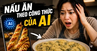 Nấu ăn theo công thức của AI, người phụ nữ tá hỏa khi thưởng thức thành quả