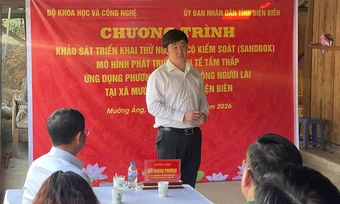 Nghiên cứu thử nghiệm UAV để phát triển nông nghiệp Điện Biên
