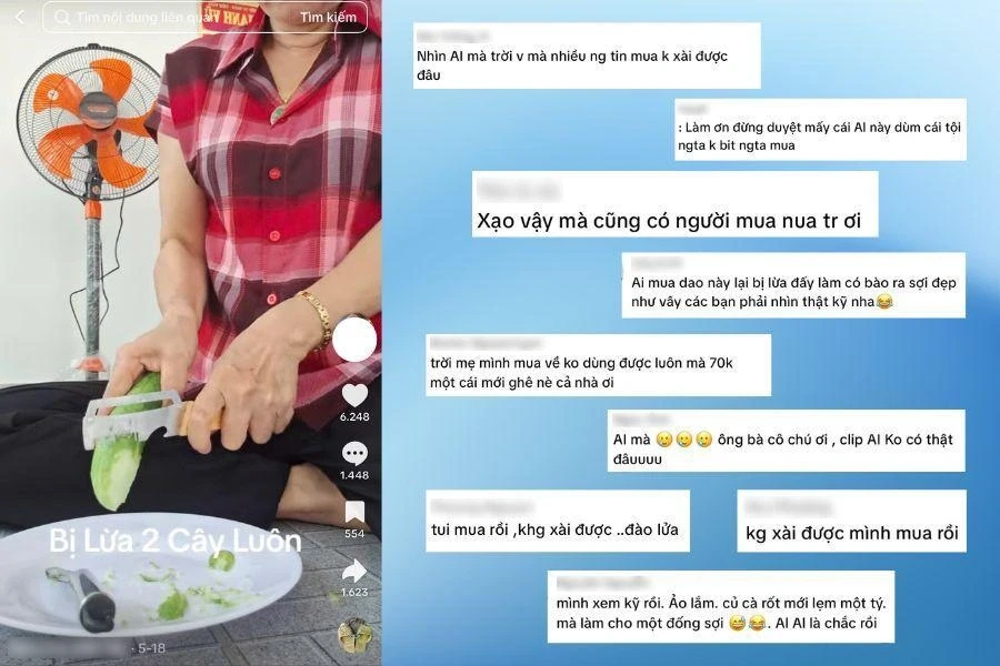 Ngớ người khi nhận hàng vì tin vào quảng cáo AI Ngớ người khi nhận hàng vì tin vào quảng cáo AI