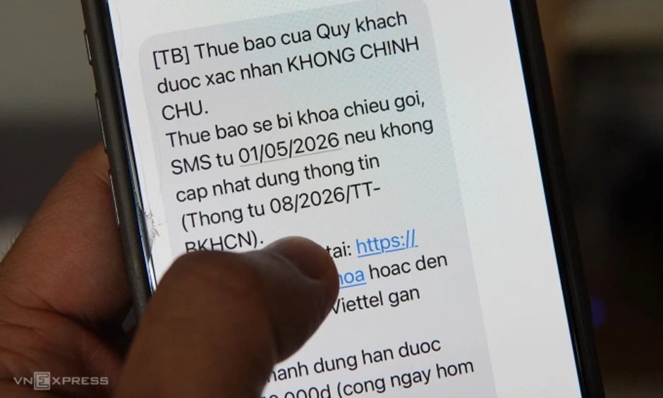 Nhiều người bắt đầu bị khóa SIM vì không chính chủ, không xác thực Nhiều người bắt đầu bị khóa SIM vì không chính chủ, không xác thực