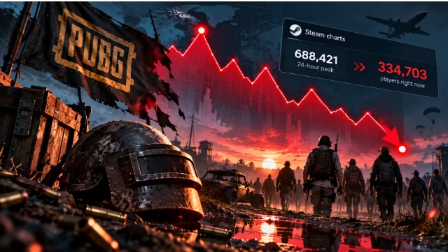 PUBG BATTLEGROUNDS giảm mạnh người chơi trên Steam vì đâu nên nỗi? PUBG BATTLEGROUNDS giảm mạnh người chơi trên Steam vì đâu nên nỗi?