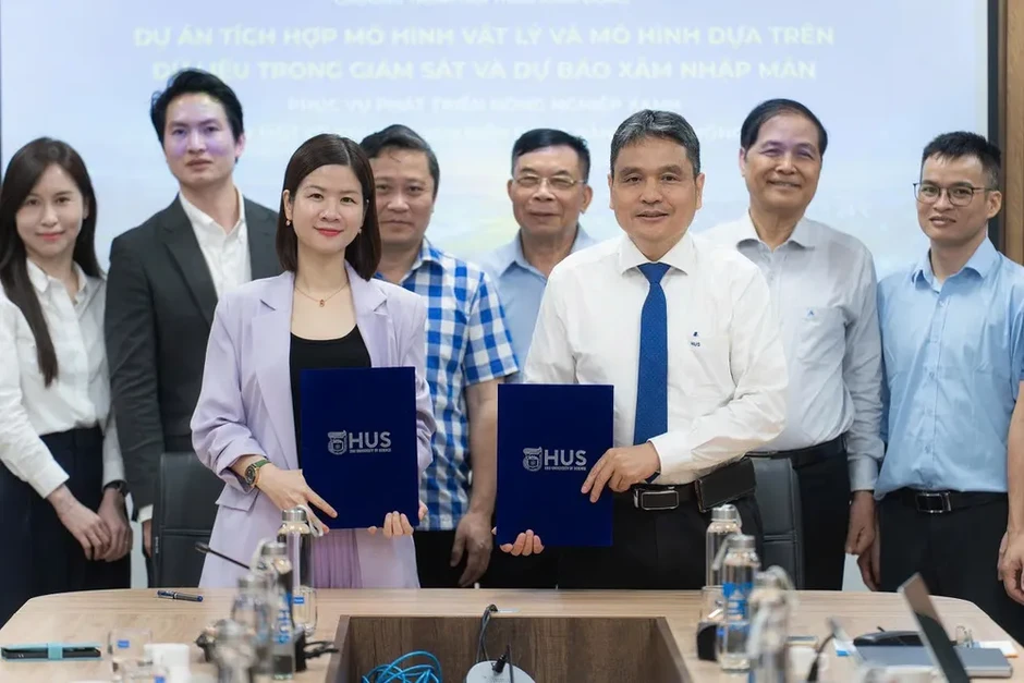 Quỹ VinFuture tham gia dự án “lá chắn số” chống xâm nhập mặn tại đồng bằng sông Hồng
