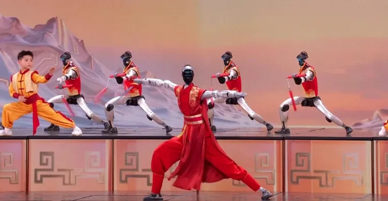 Robot hình người nhảy nhạc Lady Gaga trên sân khấu America’s Got Talent gây bão tại Mỹ Robot hình người nhảy nhạc Lady Gaga trên sân khấu America’s Got Talent gây bão tại Mỹ