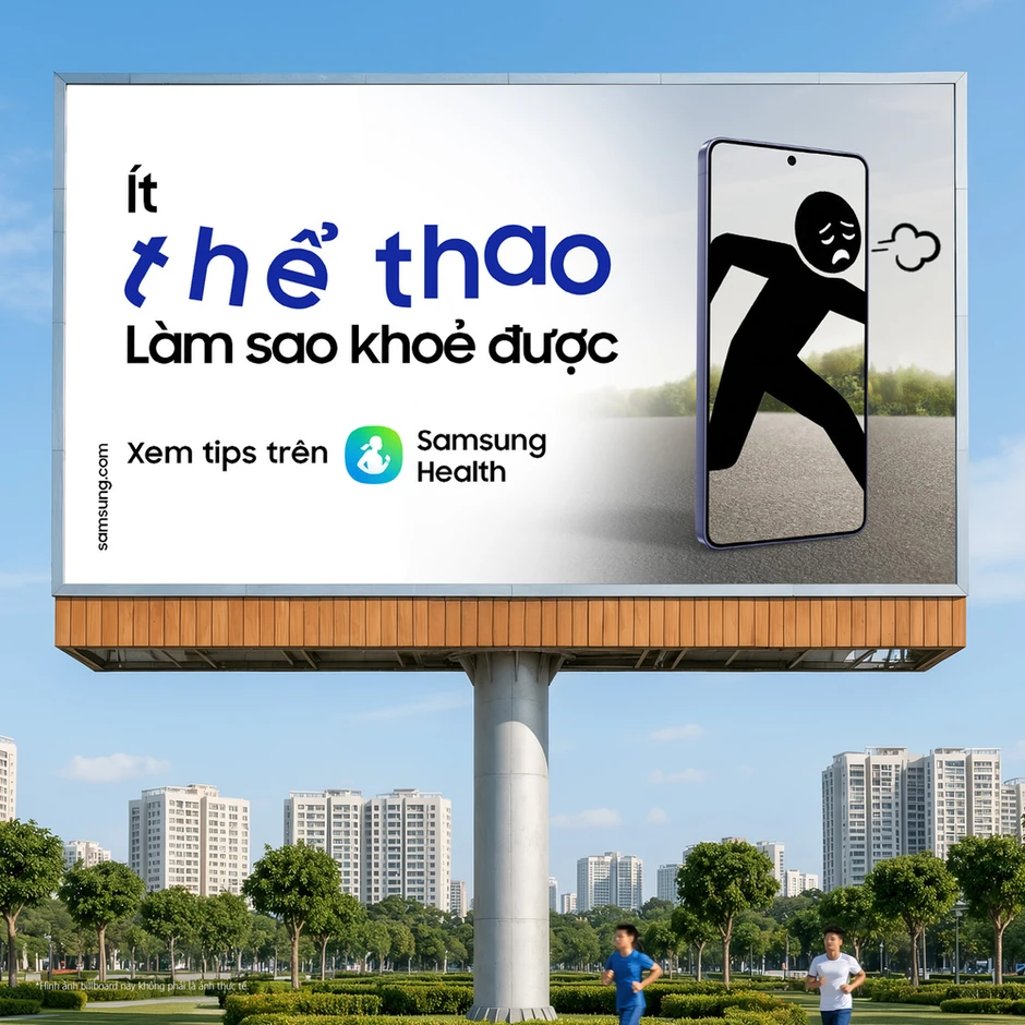 Samsung triển khai chiến dịch “Tiếp từng bước tiến”, thúc đẩy chăm sóc sức khỏe chủ động bằng AI cá nhân hóa tại Việt Nam Samsung triển khai chiến dịch “Tiếp từng bước tiến”, thúc đẩy chăm sóc sức khỏe chủ động bằng AI cá nhân hóa tại Việt Nam