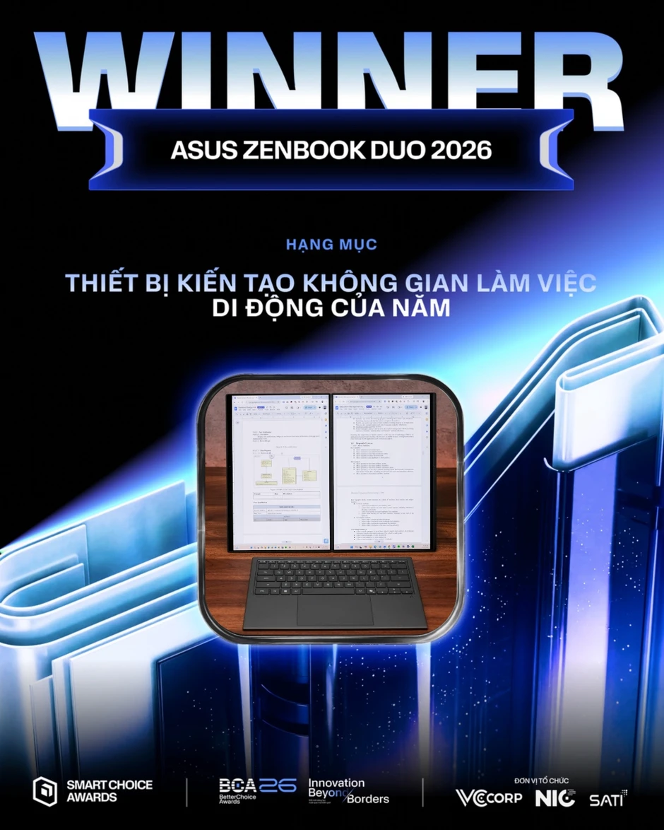 Smart Choice Awards 2026 khép lại: 10 đại diện mang công nghệ đến gần hơn với cuộc sống Smart Choice Awards 2026 khép lại: 10 đại diện mang công nghệ đến gần hơn với cuộc sống