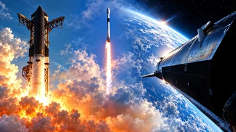 SpaceX lần đầu biến tên lửa Starship thành 'xe tải vũ trụ'