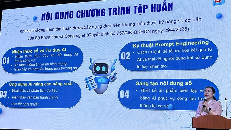 Thành phố Hồ Chí Minh tập huấn năng lực số và trí tuệ nhân tạo cho đoàn viên, thanh niên Thành phố Hồ Chí Minh tập huấn năng lực số và trí tuệ nhân tạo cho đoàn viên, thanh niên